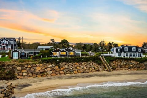 Our home is perched at the top of this bluff, the white sand beach awaits you!