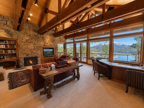 Living Room with Fireplace
