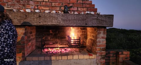 Braai, barbecue on seafront