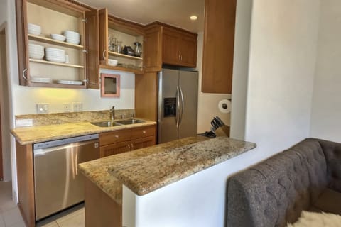 Fully stocked kitchen 