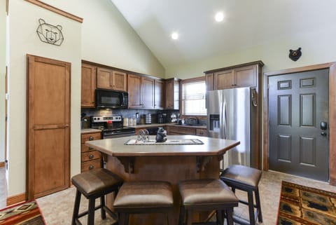Open Kitchen  Area - Make Lake Side Lodge Your Home Away From Home