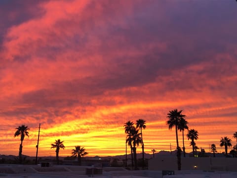 Amazing sunsets from the patio!