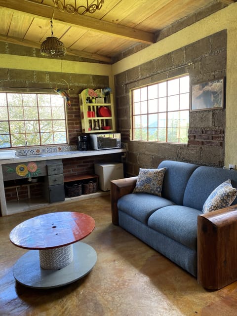 Family Cabin, Multiple Beds, Mountain View (Limon) | Living area | 27-inch flat-screen TV with digital channels, TV, DVD player