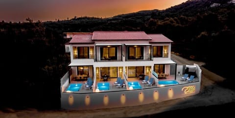Front of property - evening/night