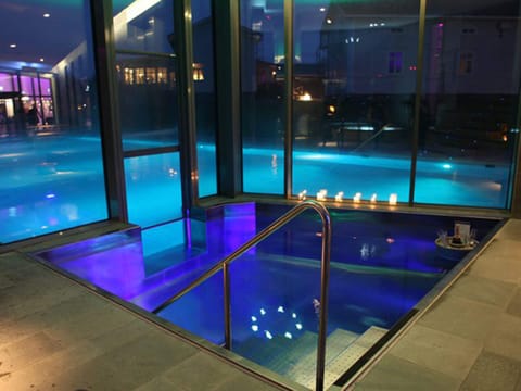 Indoor pool, outdoor pool