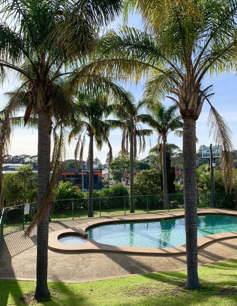 Outdoor pool, open 8:00 AM to 8:30 PM, sun loungers