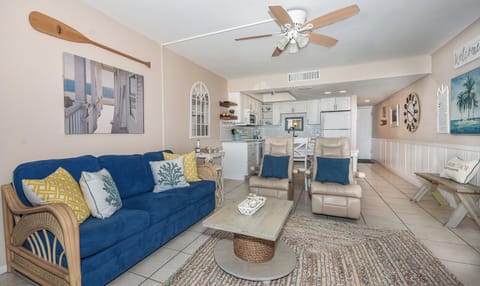 View looking in from the balcony.