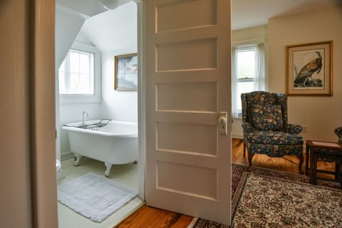 Down comforters, pillowtop beds, individually decorated