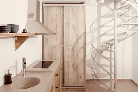 Villa, Private Pool (1) | Private kitchenette | Fridge, coffee/tea maker, electric kettle