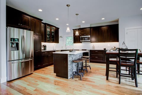 Fully stocked kitchen