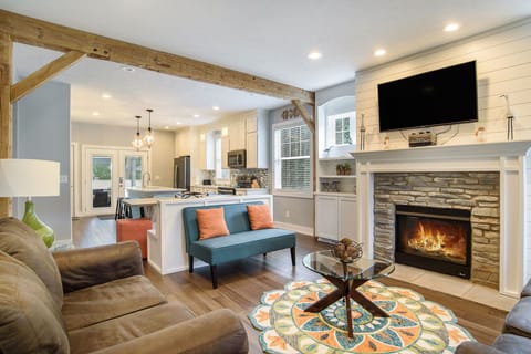 Open concept living area.