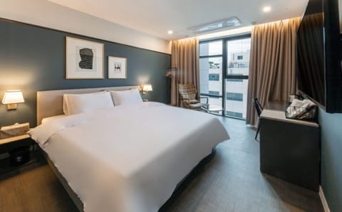 Premium Double Room (8 PM Check-in on Friday-Sunday) | Individually decorated, blackout drapes, soundproofing, free WiFi