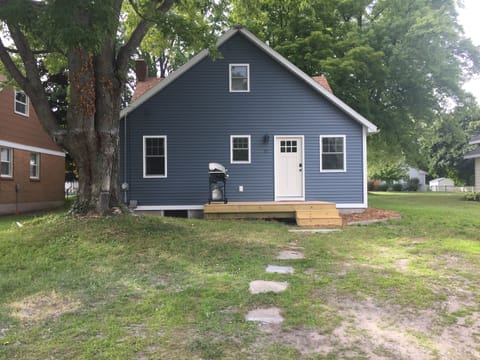 Rear of the house and parking