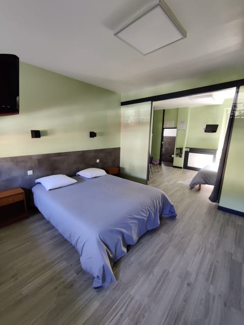 Individually decorated, desk, blackout drapes, soundproofing