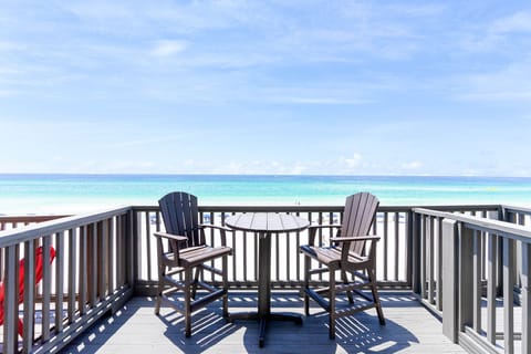 Balcony with Beach Views