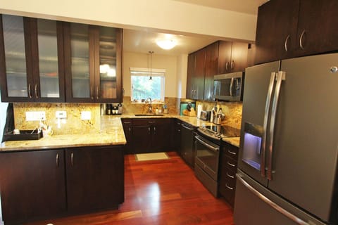 Fully stocked kitchen