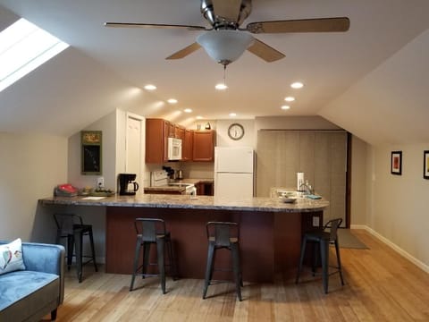 Kitchen and eating space,