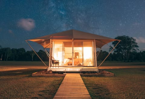 Paperbark Glamping Tent | Terrace/patio