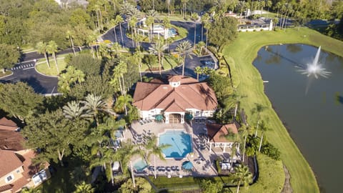 Resort's Clubhouse and pool by the clubhouse