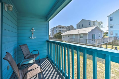 Carolina Beach Vacation Rental | 2BR | 2BA | 860 Sq Ft | Stairs Required