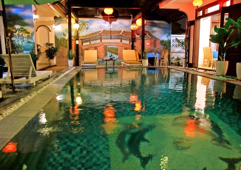 Outdoor pool, open 7:00 AM to 8:30 PM, sun loungers