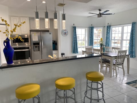 Kitchen and dining area