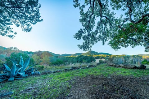 It's a wonderful romantic setting, and the mountain views are breathtaking.