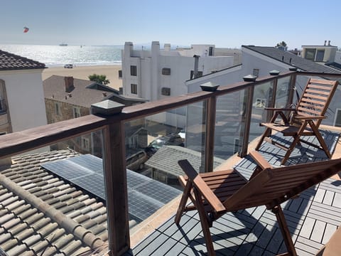 View to the north from private terrace