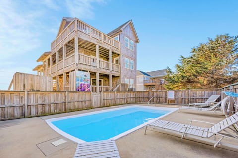 Spectacular beachside retreat with private pool and expansive decks for the ultimate coastal getaway.