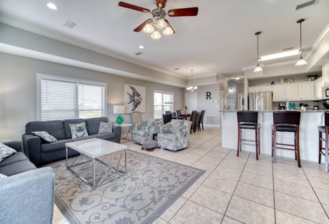 enjoy the bar area while cooking  