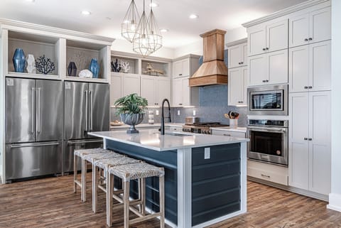 2nd Floor - Double Refrigerators in the Spacious Kitchen