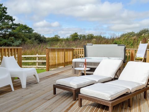 Outdoor area | Hen Harrier Lodge, St Columb Major, near Padstow