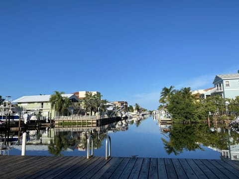 Beautiful views from our dock. Makes for a spectacular way to relax!