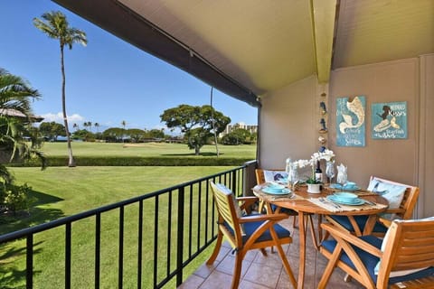 A charming outdoor space designed for comfort and style with stunning views