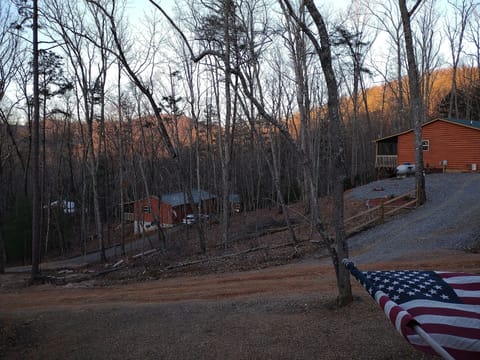 Beautiful view from our balcony.