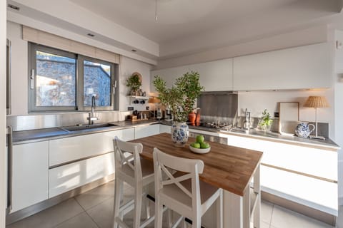 Villa Helios / Fully equipped kitchen with Smeg appliances