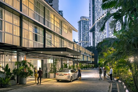 Front of property - evening/night