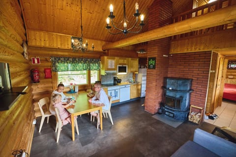 Villa, 1 Bedroom, Sauna (6 Adults) | Private kitchen | Full-size fridge, microwave, oven, stovetop