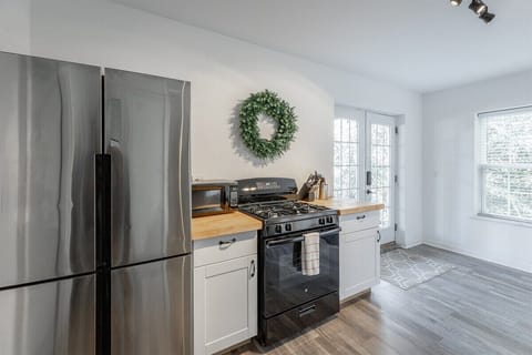 Fully stocked kitchen
