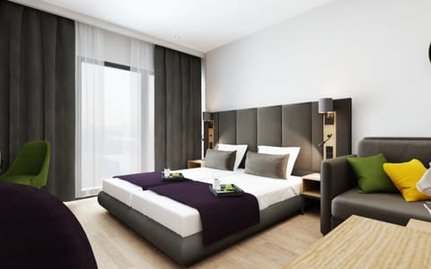 Comfort Double Room | Living room | 43-inch Smart TV with digital channels, TV, Netflix