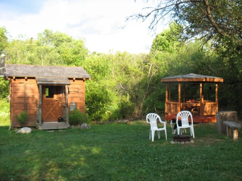 New! gazebo at the cabin