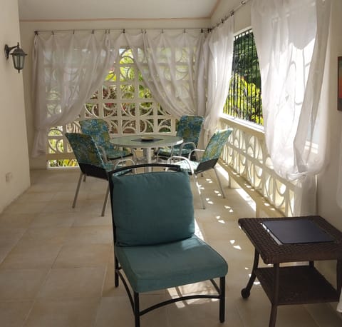 Outdoor dining.