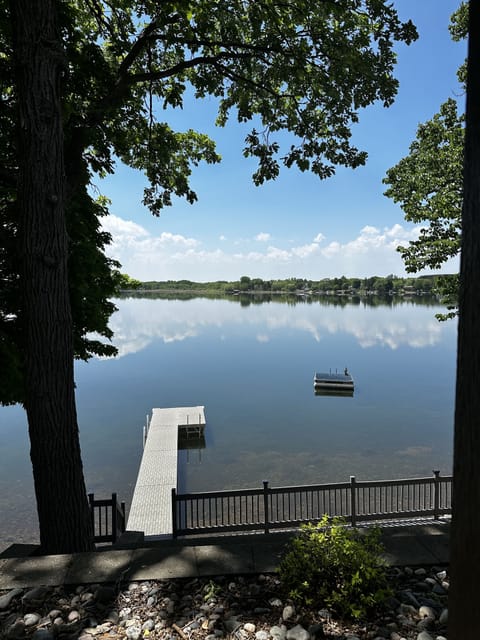 Waterfront view from the screen porch.