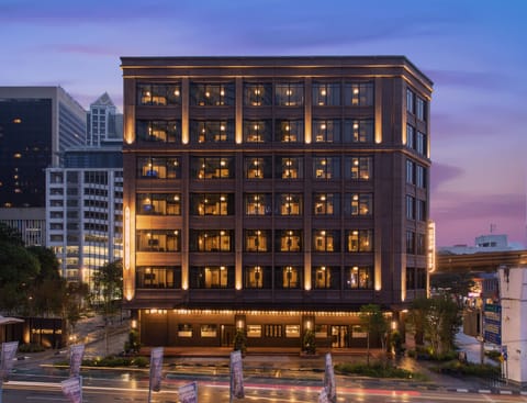 Front of property - evening/night