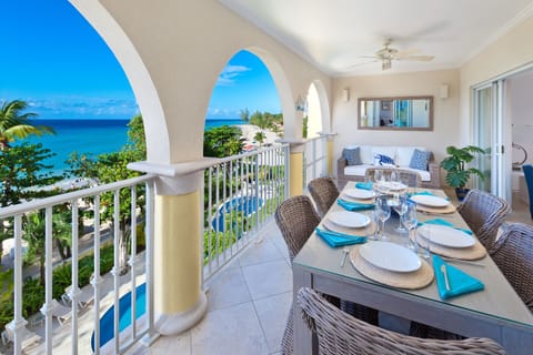 Sapphire Beach 307 - private patio with al fresco dining and lounging space