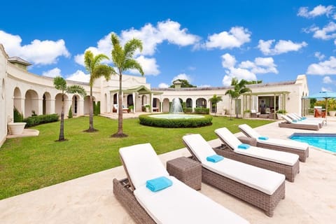 REAR EXTERIOR FROM POOL DECK