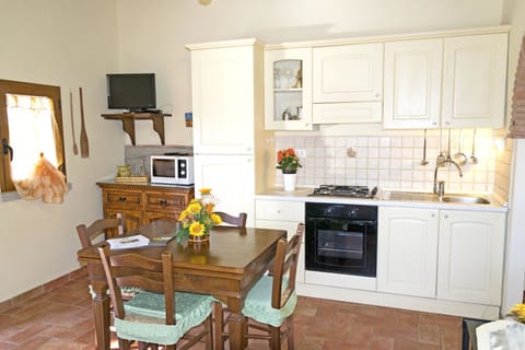 Dining room and kitchen