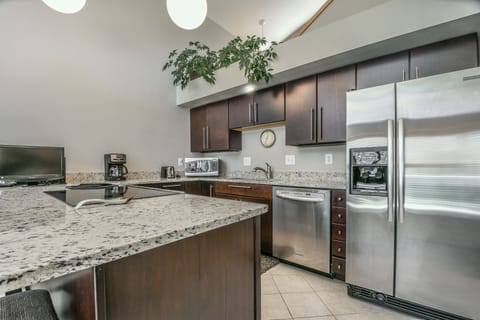 Kitchen with stainless appliances