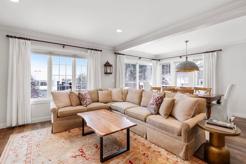 Cozy up on the couch complete with views