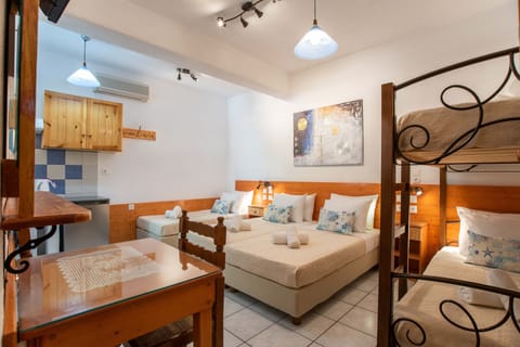 Your private room with toilet, shower, air conditioning, and washing machine.